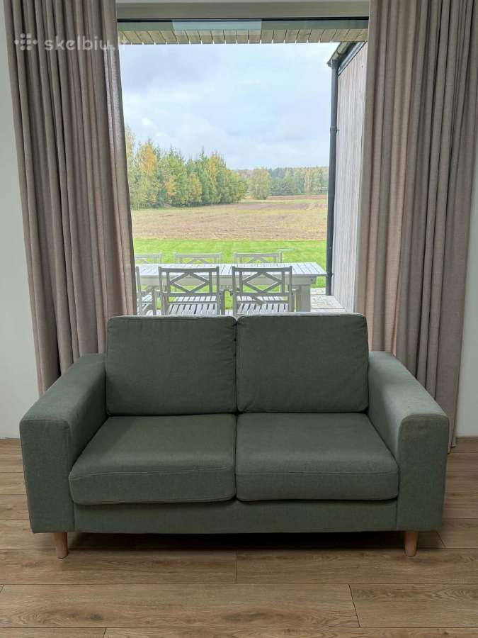 Dvivietė sofa žalia (iš Ease baldai) - nuotraukos Nr. 2