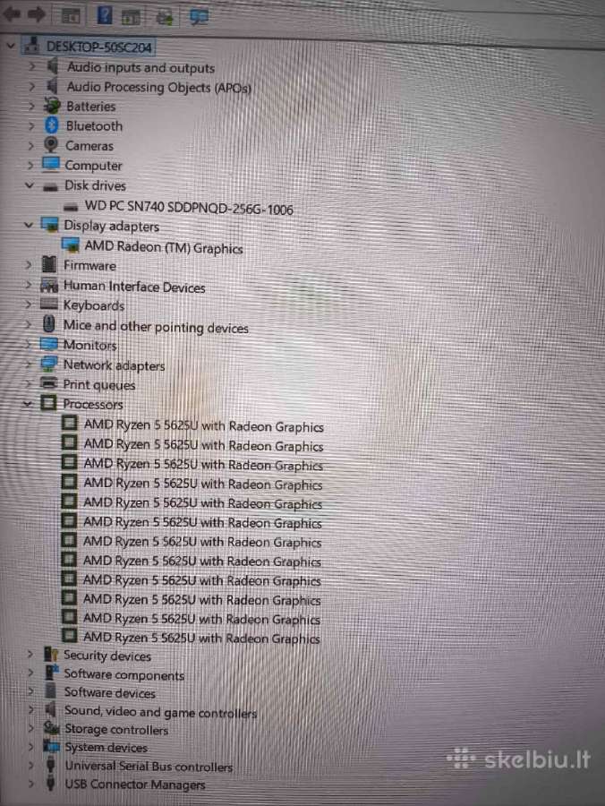 Probook 455 G9 15.6 Ryzen 5 5625u 8gb 256gb 26% - nuotraukos Nr. 5