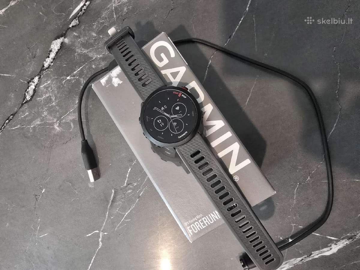 Garmin Forerunner 55 (juodas ir mėlynas) - nuotraukos Nr. 4