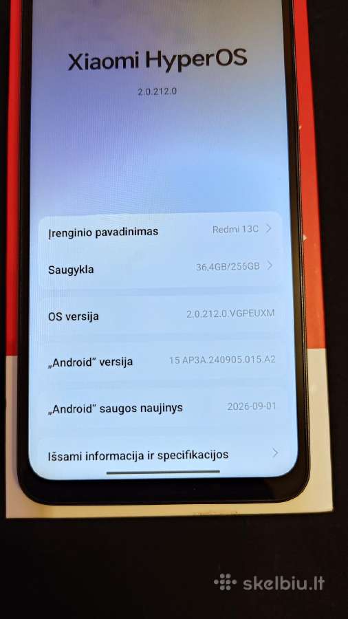 Redmi 13c 8/256gb - nuotraukos Nr. 2