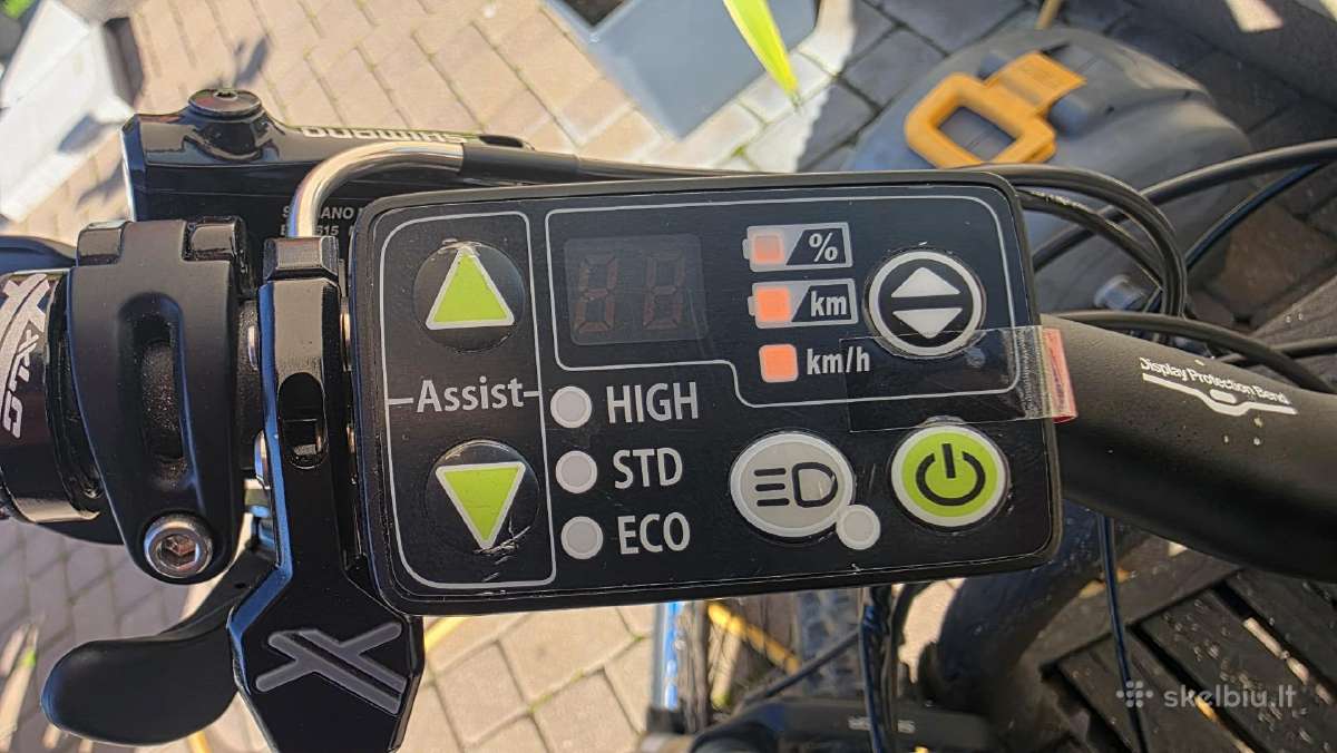 Elektrinio dviračio su Yamaha varikliu valdymas - nuotraukos Nr. 2