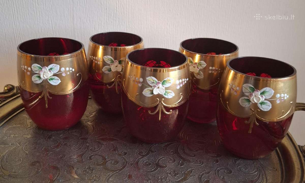 Murano taurės - nuotraukos Nr. 3
