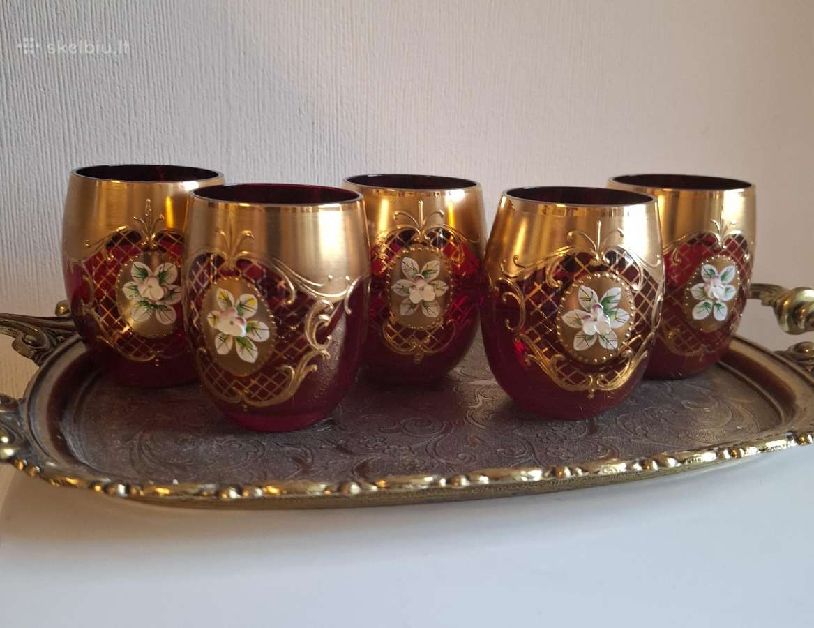Murano taurės - nuotraukos Nr. 7