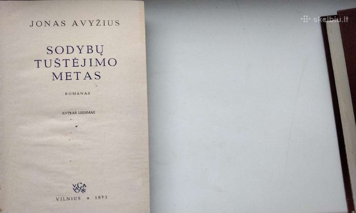 J. Avyžius. Sodybų tuštėjimo metas. 1973 m. leid. - nuotraukos Nr. 2