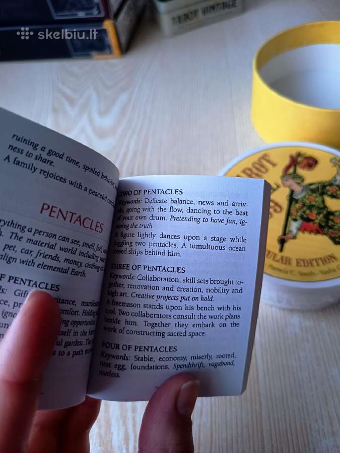 Apvalios formos Tarot kortų kaladė - nuotraukos Nr. 7