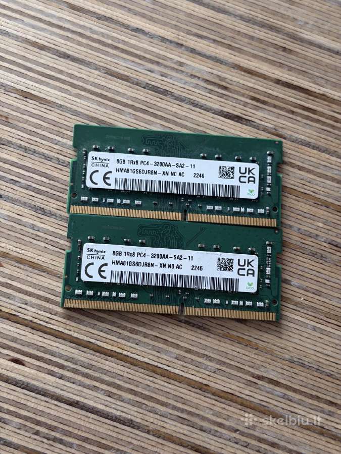 Sk hynix 16 GB (2 8 GB) Ddr4 3200 MHz RAM - nuotraukos Nr. 2