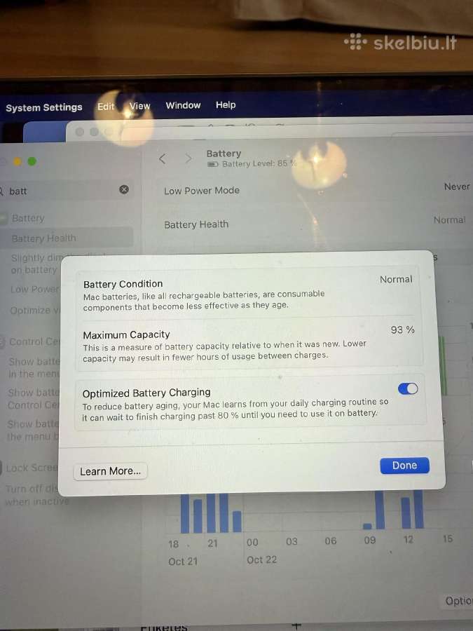 MacBook Pro 16 M3 Pro 18 GB RAM 512 GB SSD - nuotraukos Nr. 5