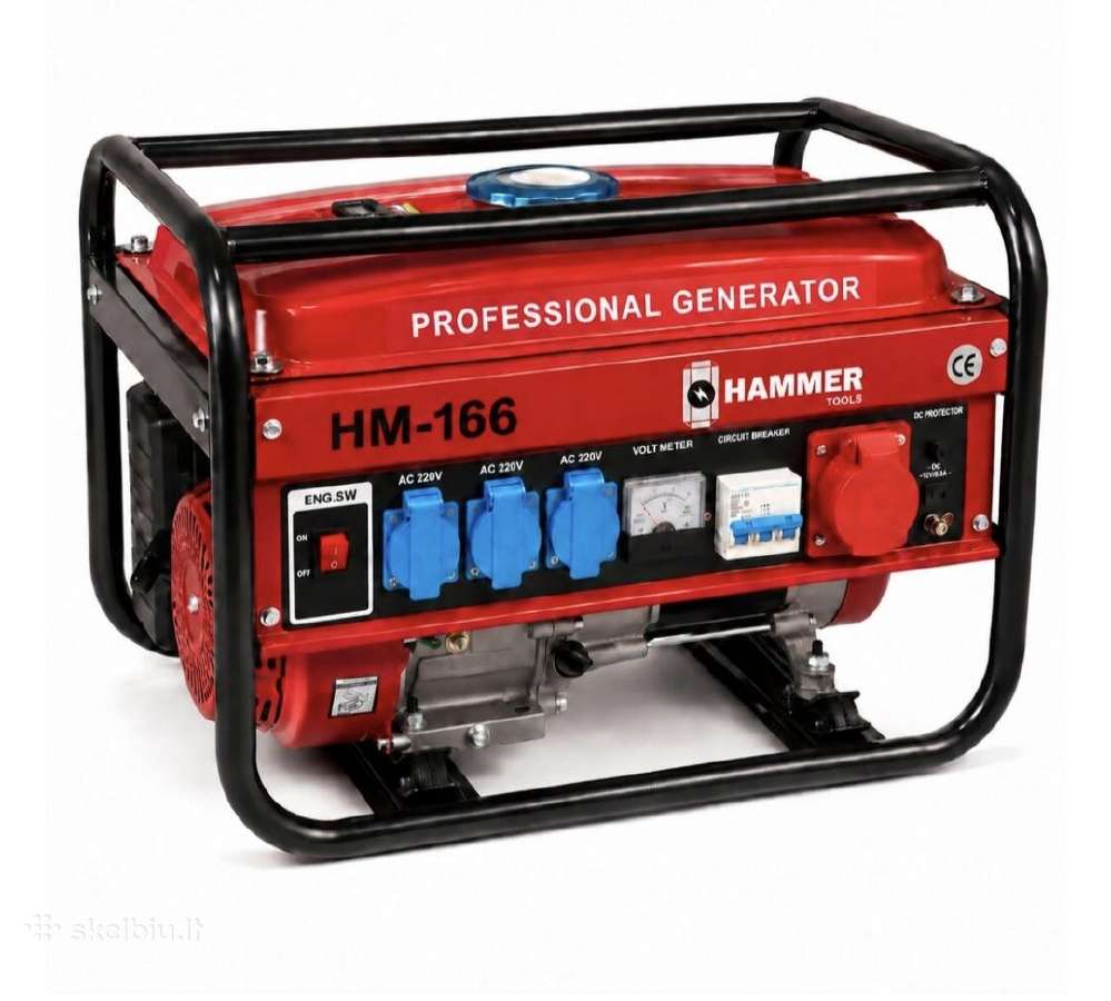 Benzininis Hammer Hm-166 generatorius 3500w - nuotraukos Nr. 2