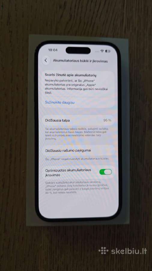 iPhone 14 Pro 128 GB su Apple Tag ir priedais - nuotraukos Nr. 6