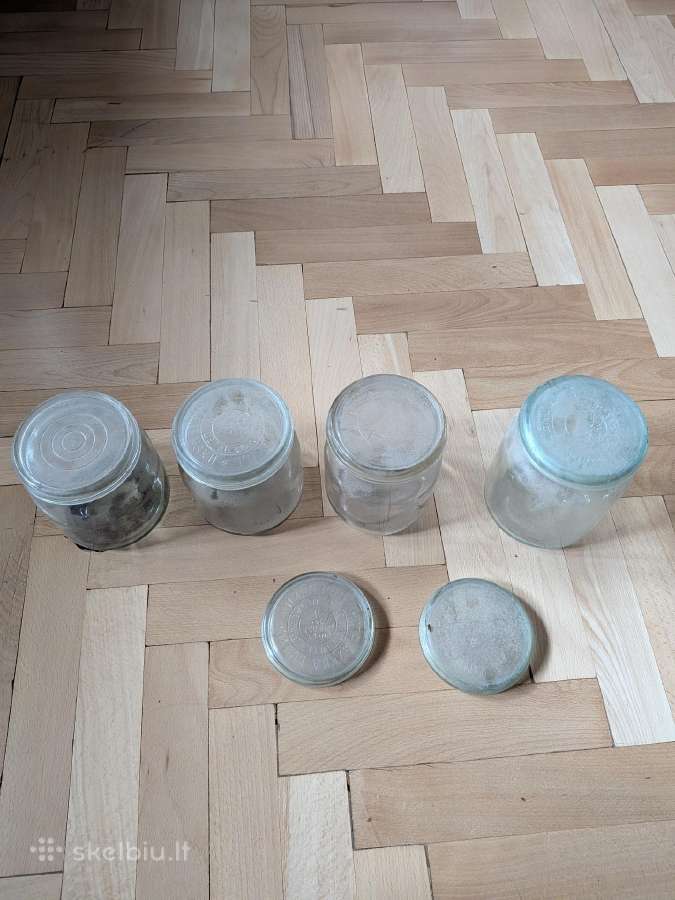 Senoviniai lenkiški stiklainiai - nuotraukos Nr. 3