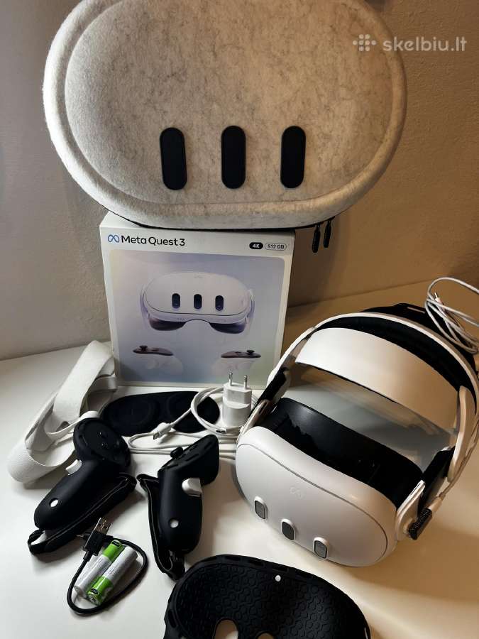 Oculus quest 3 512 GB su priedais ir garantija - nuotraukos Nr. 2