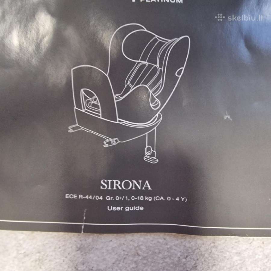 Cybex sirona vaikiška, kudikio kėdutė - nuotraukos Nr. 7