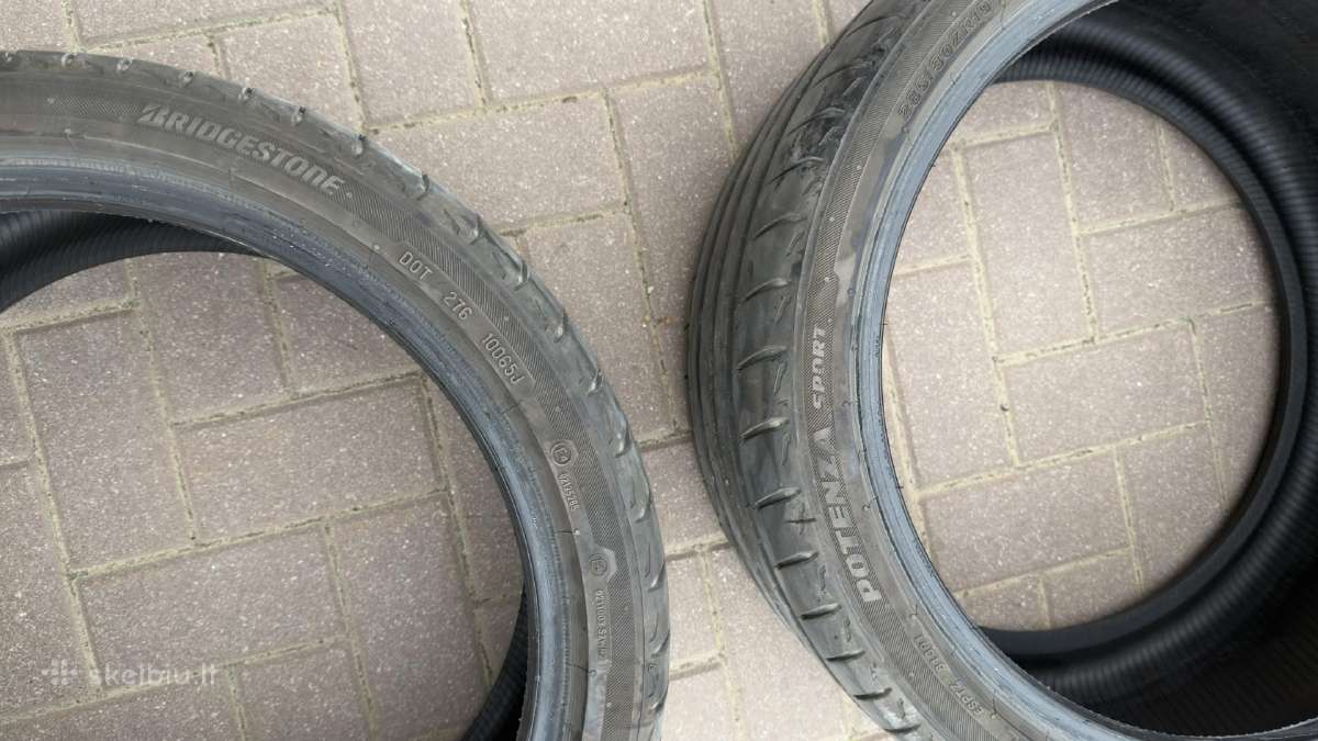 Bridgestone Potenza Sport 285/30 R19 - nuotraukos Nr. 8