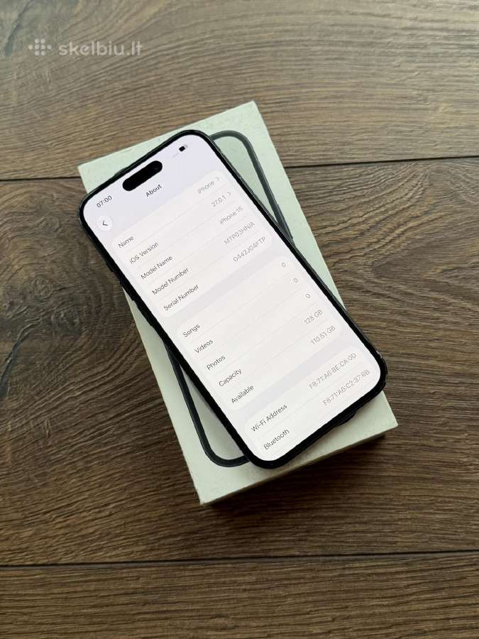 Apple iPhone 15 128gb Black - nuotraukos Nr. 7