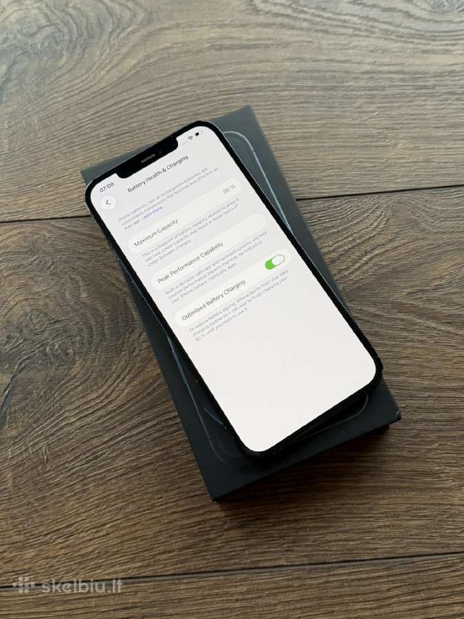 Apple iPhone 12 Pro Max 256gb Blue BH: 98% - nuotraukos Nr. 8