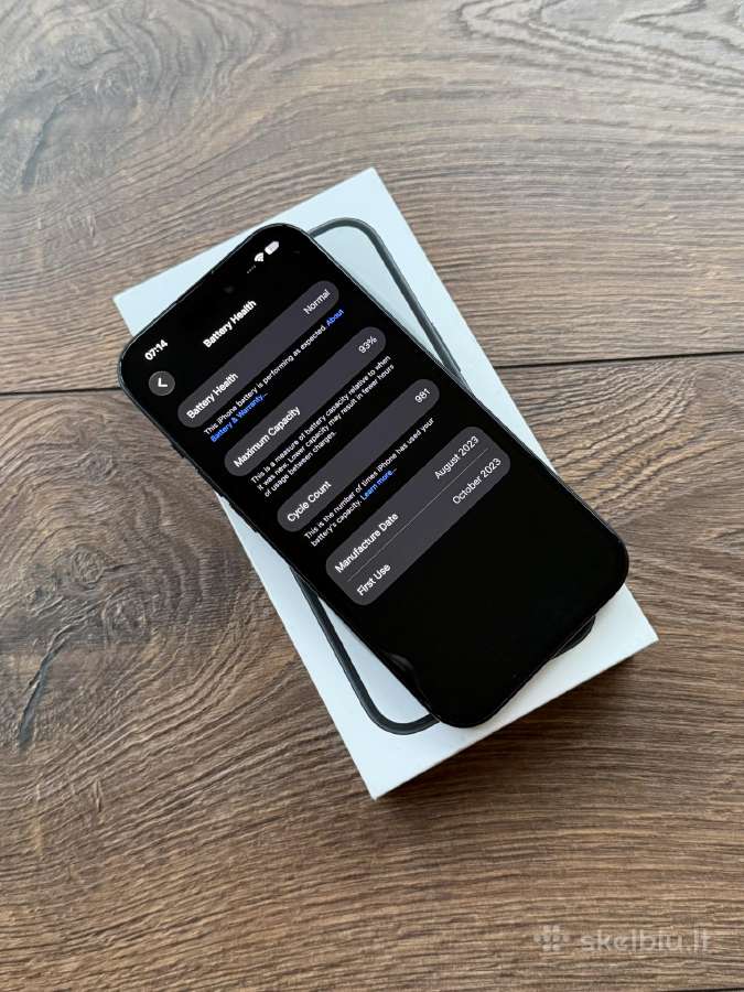 Apple iPhone 15 256gb Black - nuotraukos Nr. 6