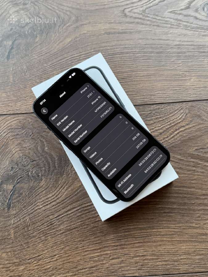 Apple iPhone 15 256gb Black - nuotraukos Nr. 7