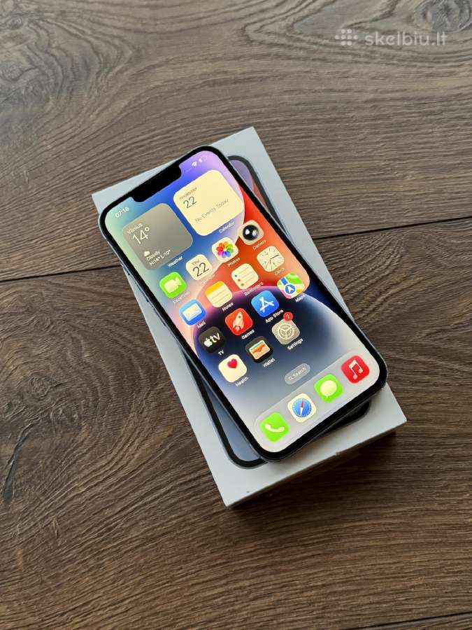 Apple iPhone 14 128gb Blue BH:100% - nuotraukos Nr. 4