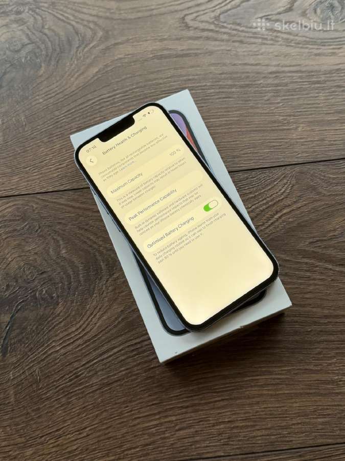 Apple iPhone 14 128gb Blue BH:100% - nuotraukos Nr. 6