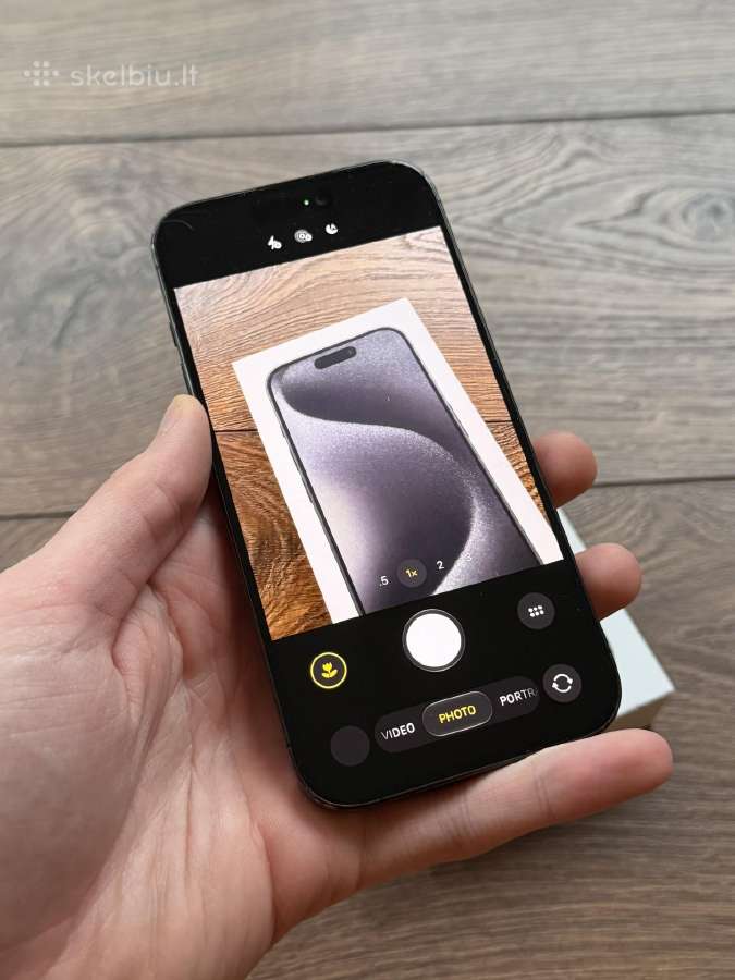 Apple iPhone 15 Pro 256gb Black Titanium - nuotraukos Nr. 8