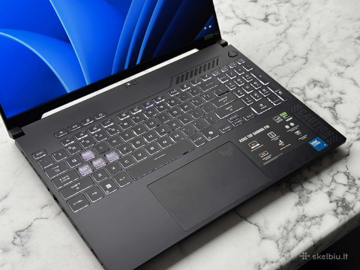 Žaidybinis Asus Tuf Gaming F16 (Fx607v) + RAM (32) - nuotraukos Nr. 3