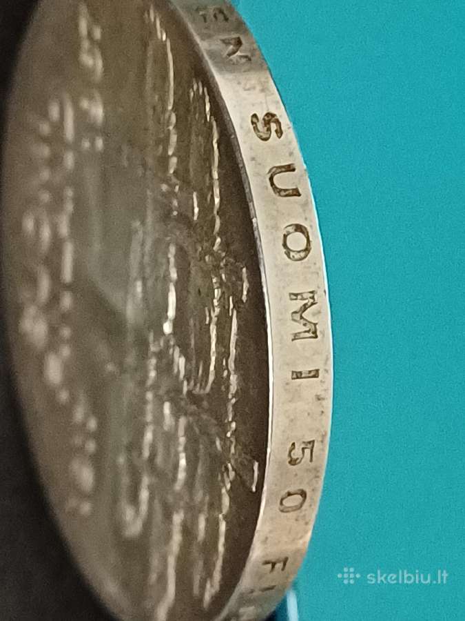 Suomija Nepriklausomybė 10 markių sidabrinė moneta - nuotraukos Nr. 4
