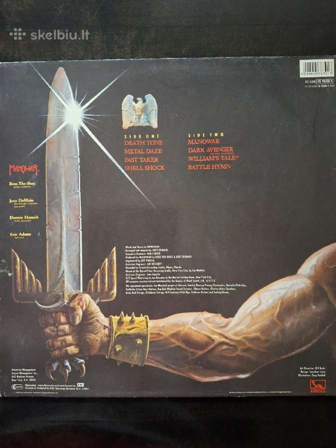 Manowar 1982 "Battle Hymns" - nuotraukos Nr. 2