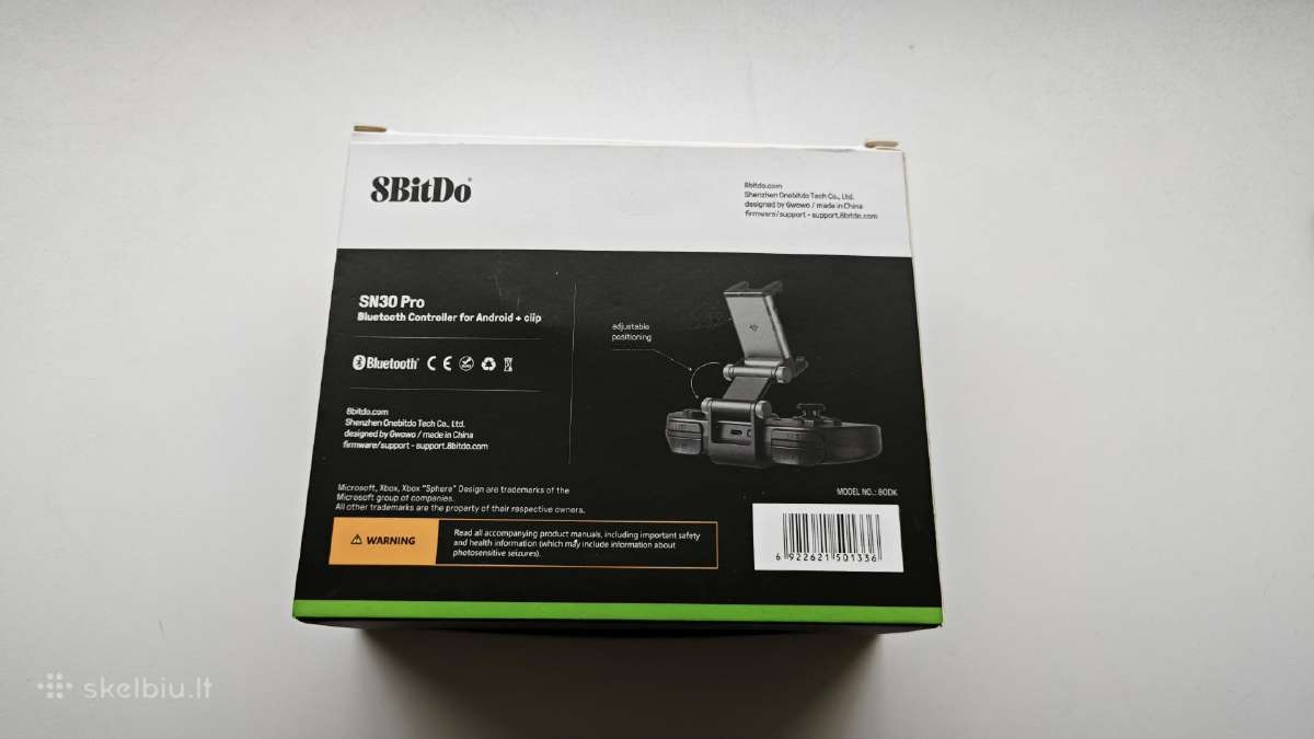 8bitdo Sn30 Pro (Xbox Cloud / Android) + Clip - nuotraukos Nr. 2