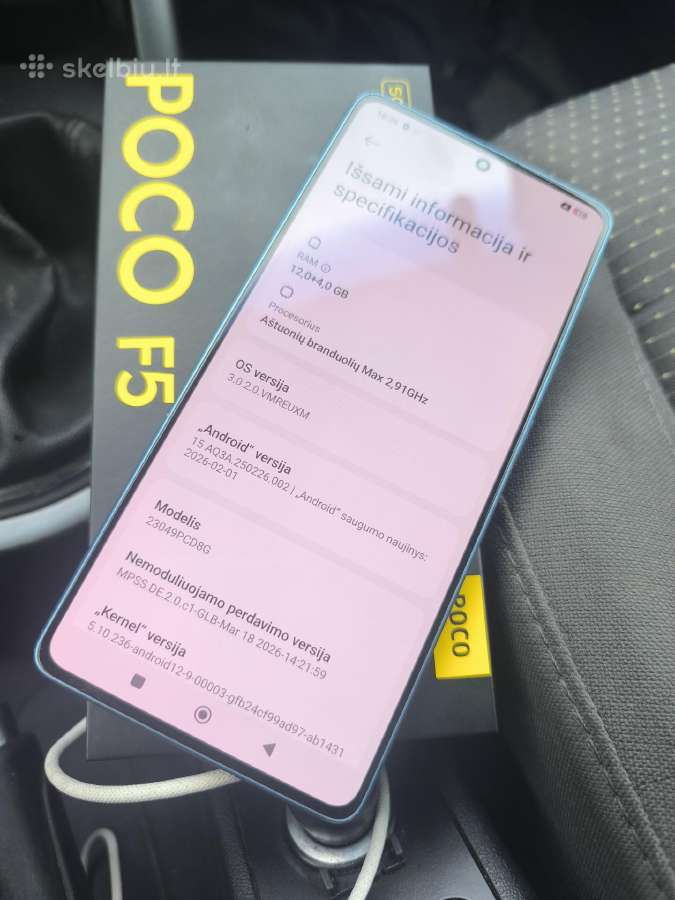 Poco F5 5G 12/256gb - nuotraukos Nr. 3