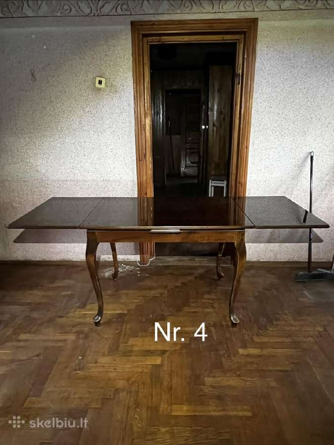 Vintažiniai kokybiški baldai.kėdė, sekcija, stal - nuotraukos Nr. 4