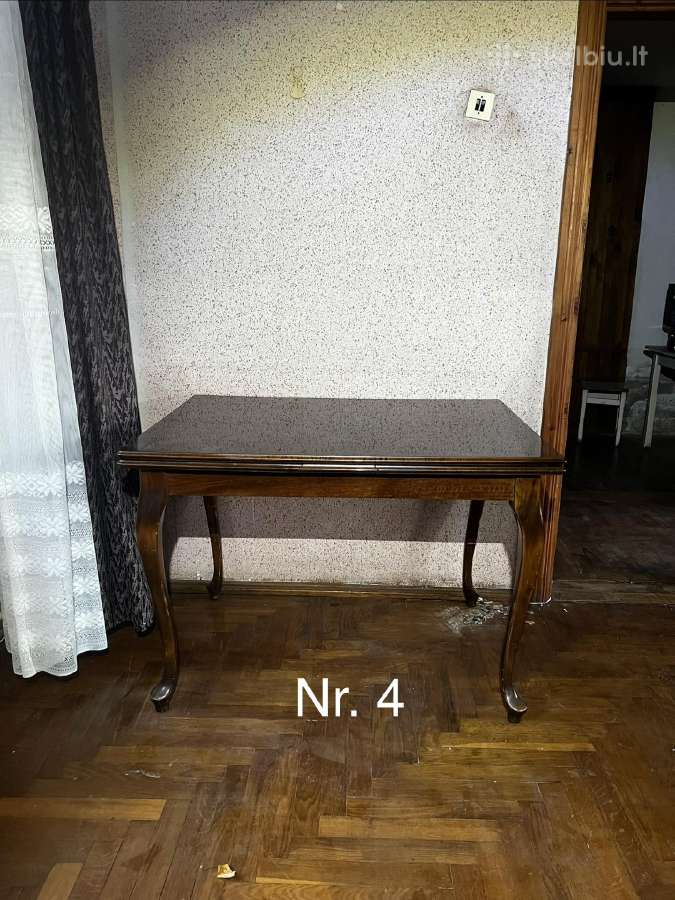 Vintažiniai kokybiški baldai.kėdė, sekcija, stal - nuotraukos Nr. 5