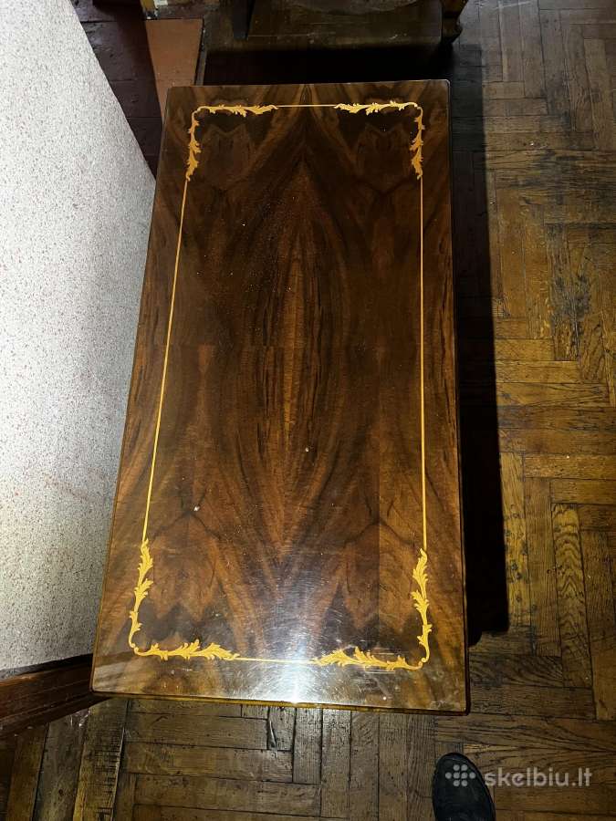 Vintažiniai kokybiški baldai.kėdė, sekcija, stal - nuotraukos Nr. 7
