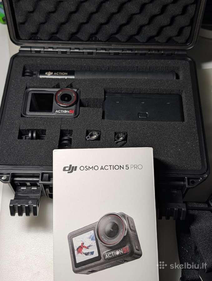 Dji Osmo Action 5 Pro adventure combo - nuotraukos Nr. 2