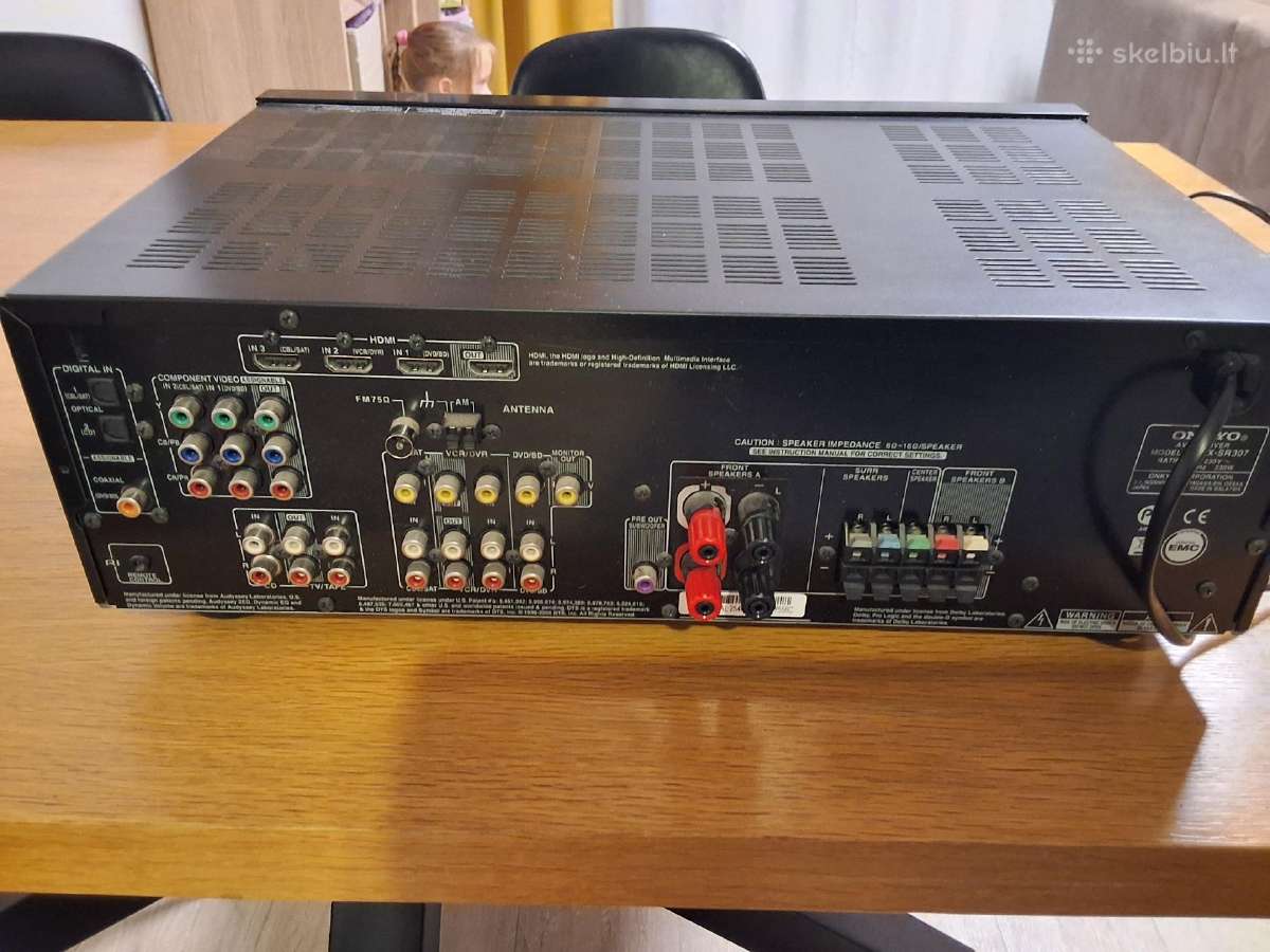 Onkyo Tx-sr307 - nuotraukos Nr. 2