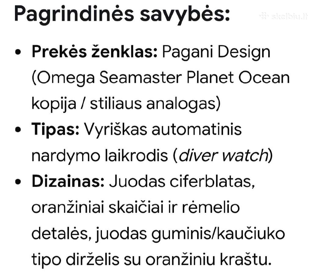 Pagani Desing laikrodis - nuotraukos Nr. 2