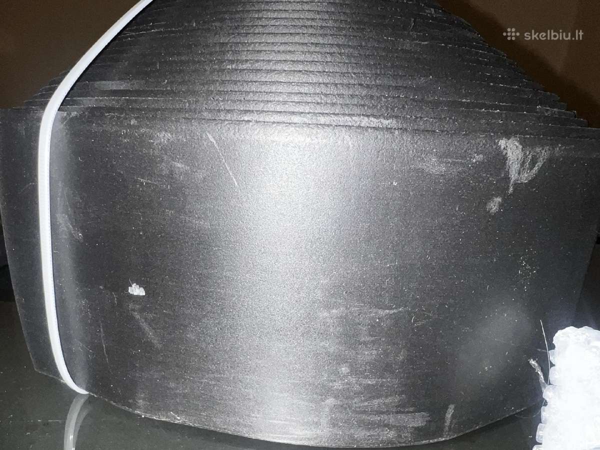 Juodas lankstus sodo apvadas L formos 10 m - nuotraukos Nr. 6