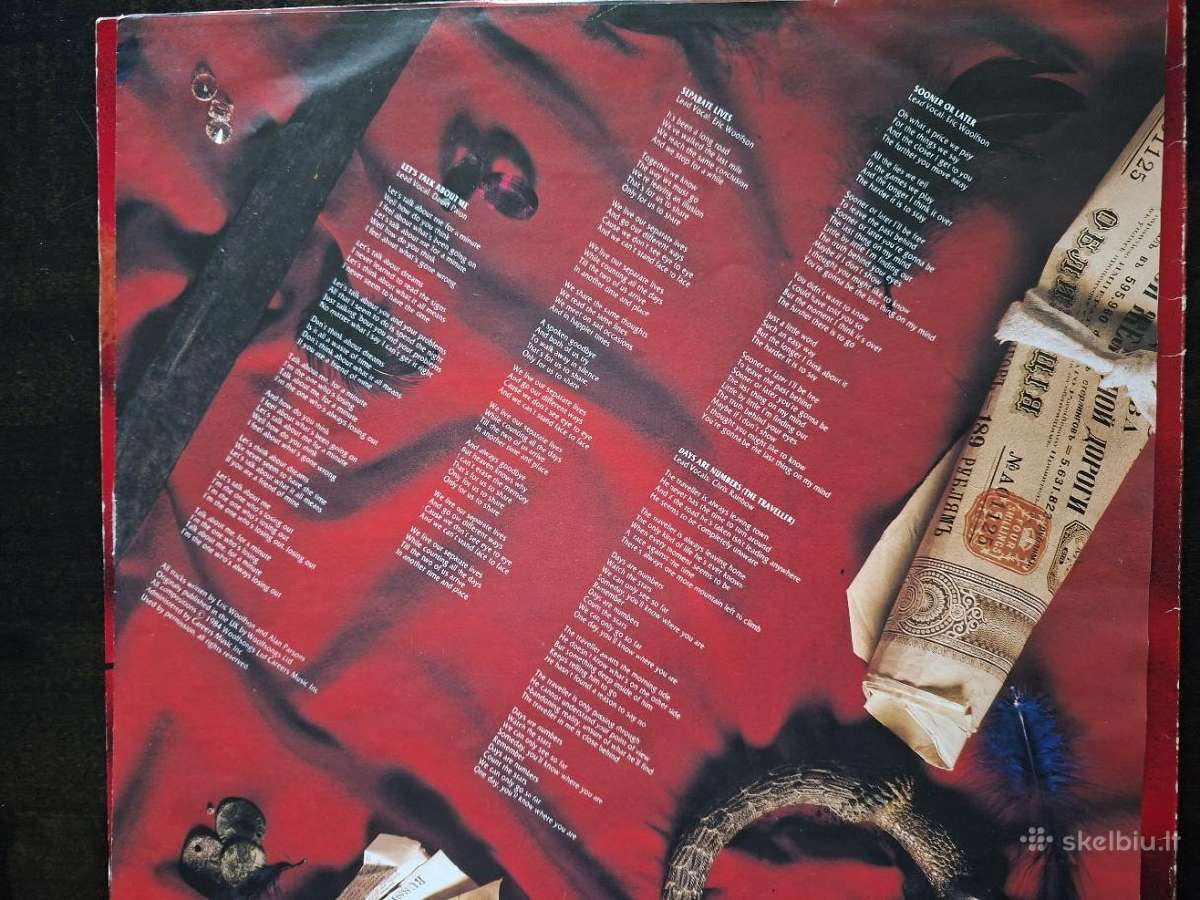 The Alan Parsons Project 1985 "Vulture Culture" - nuotraukos Nr. 3
