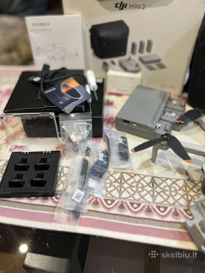 Dji Mini 2 Fly More Combo + Freewell Nd/cp filtrai - nuotraukos Nr. 8