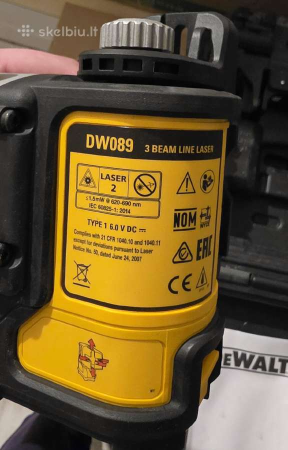 Dewalt nivelyras Dw089 - nuotraukos Nr. 3
