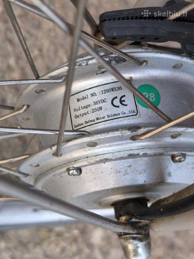 Elektrinis miesto dviratis Kreidler Limoges 250 W - nuotraukos Nr. 8