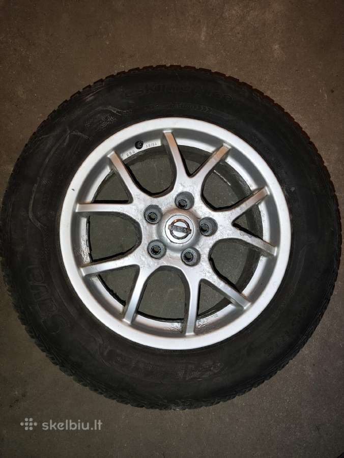 R16 Nissan ratlankiai su žieminėmis padangomis - nuotraukos Nr. 11