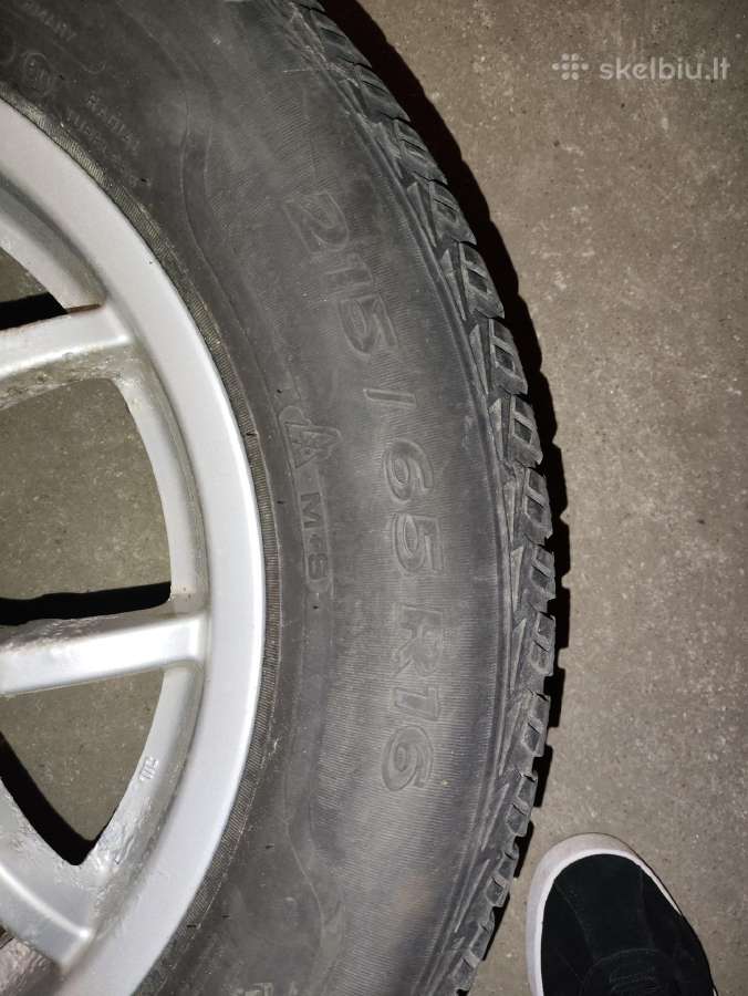 R16 Nissan ratlankiai su žieminėmis padangomis - nuotraukos Nr. 12