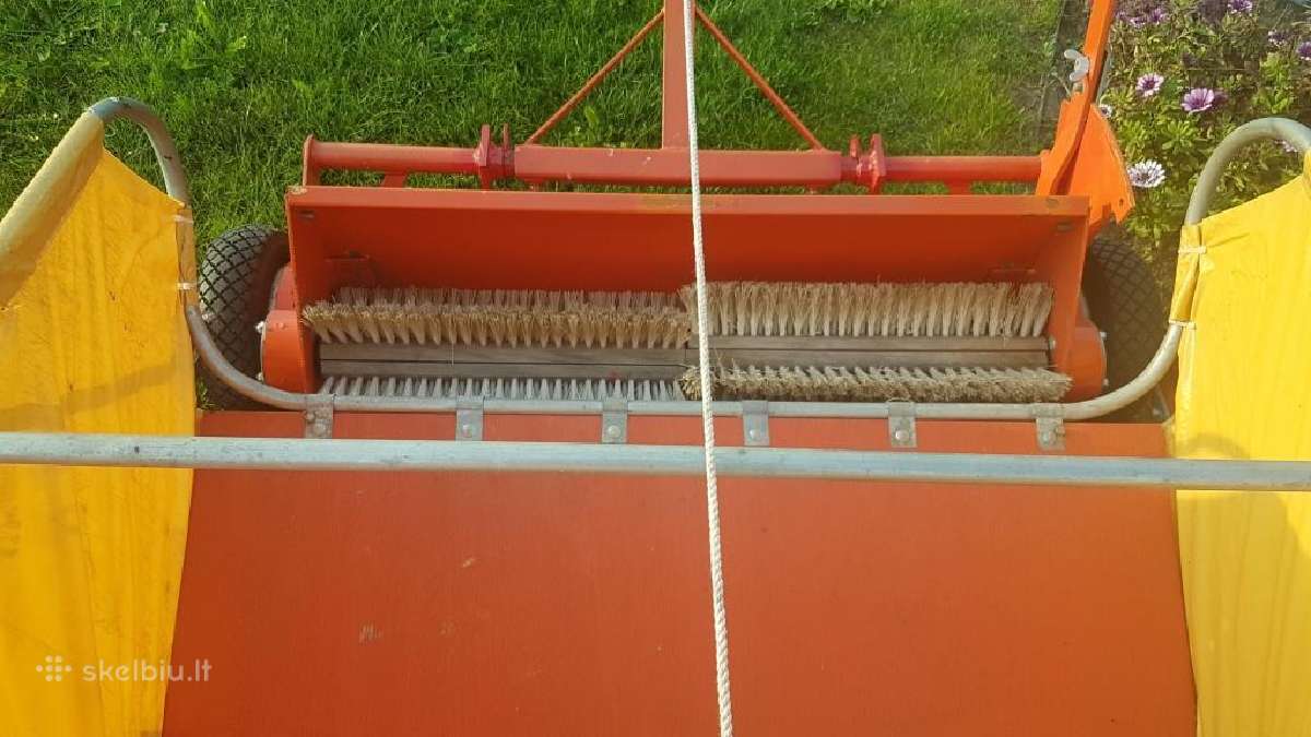 Žolės ir lapų Pro rinktuvas prie traktoriuko - nuotraukos Nr. 9