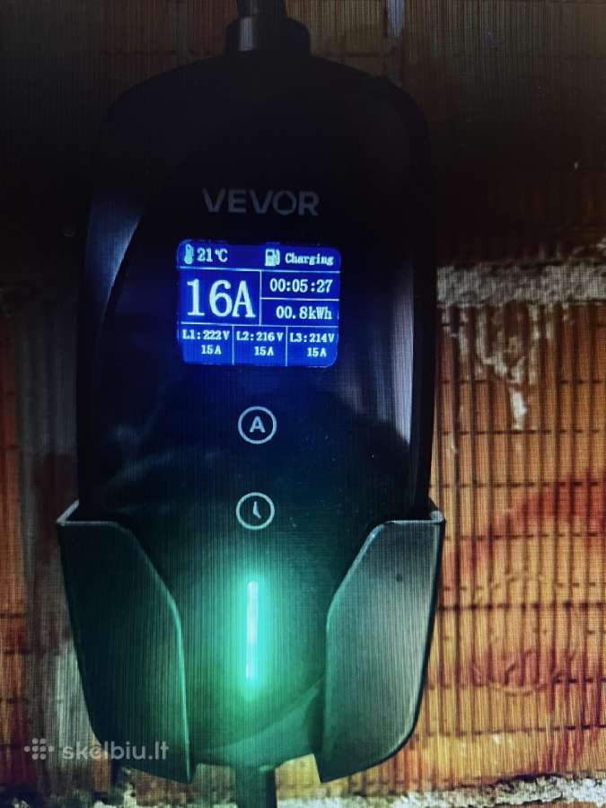 Nešiojamas elektromobilio pakrovėjas 11kw Type 2 - nuotraukos Nr. 5