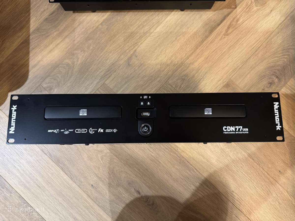 Naujas Numark Dj komplektas – Cdn77usb + M2 mixer - nuotraukos Nr. 3