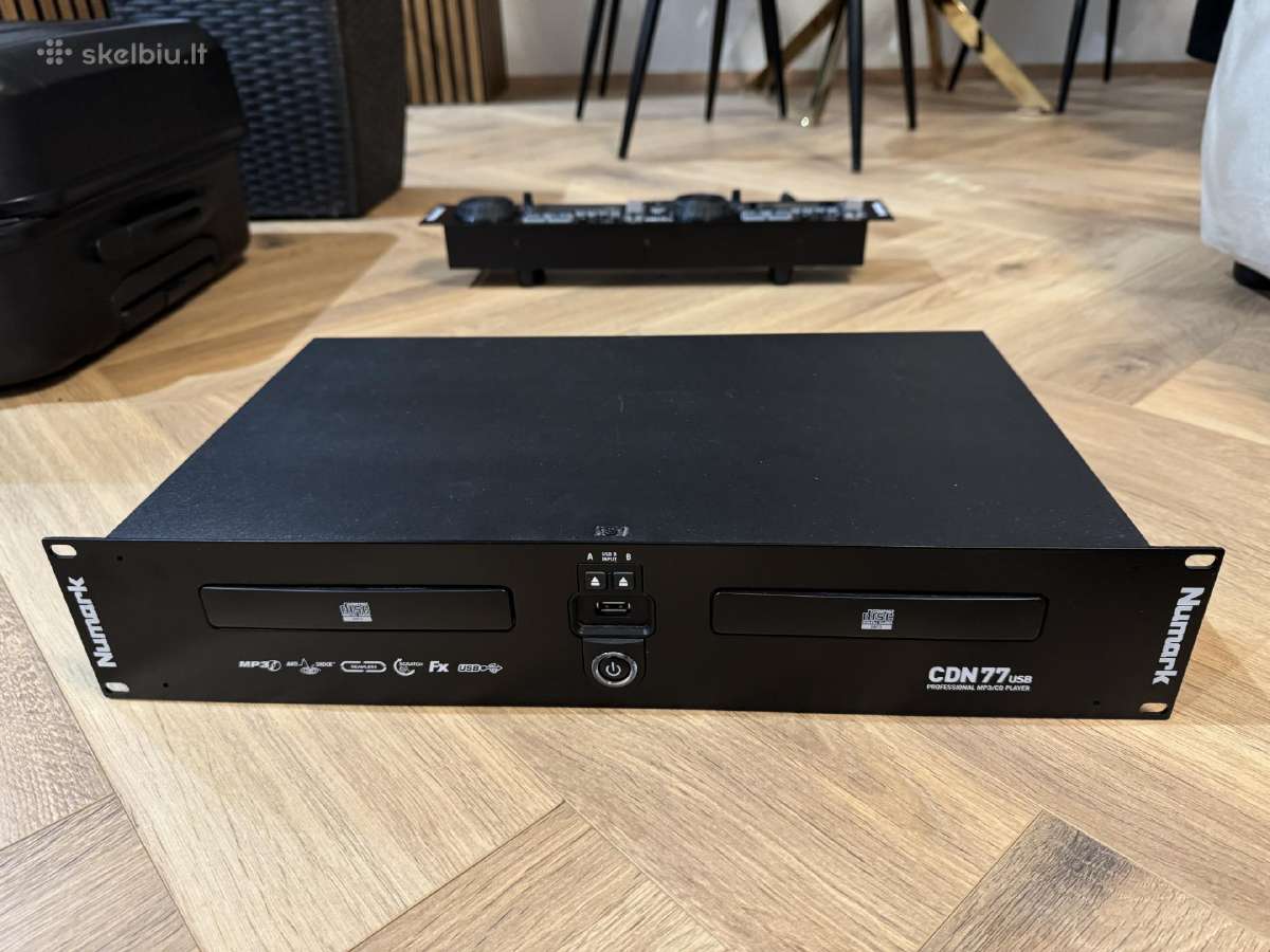 Naujas Numark Dj komplektas – Cdn77usb + M2 mixer - nuotraukos Nr. 4