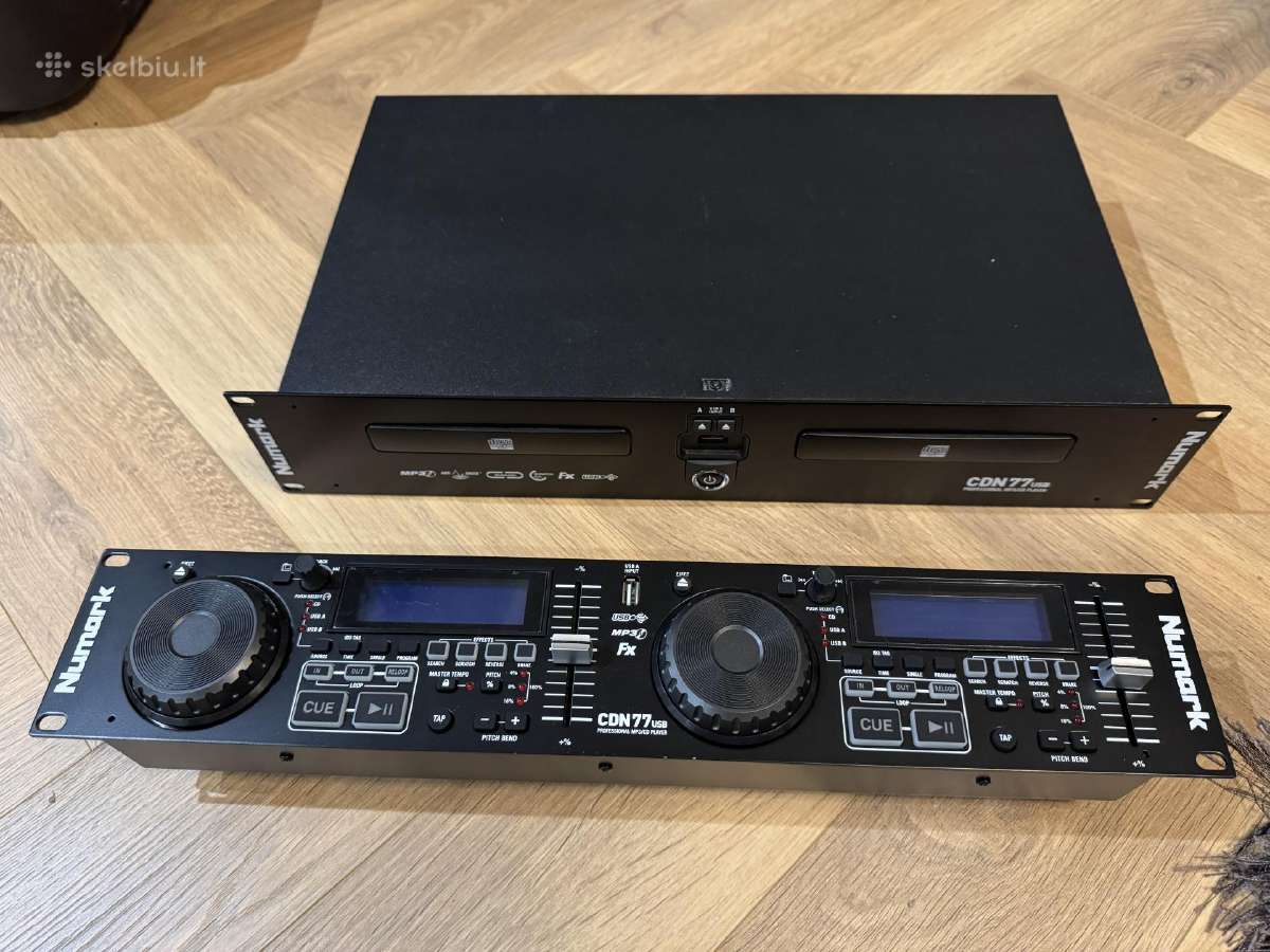 Naujas Numark Dj komplektas – Cdn77usb + M2 mixer - nuotraukos Nr. 2