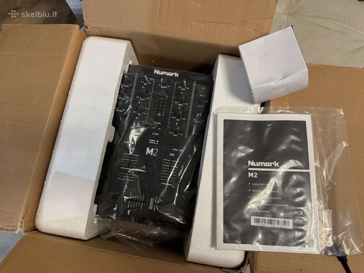 Naujas Numark Dj komplektas – Cdn77usb + M2 mixer - nuotraukos Nr. 5
