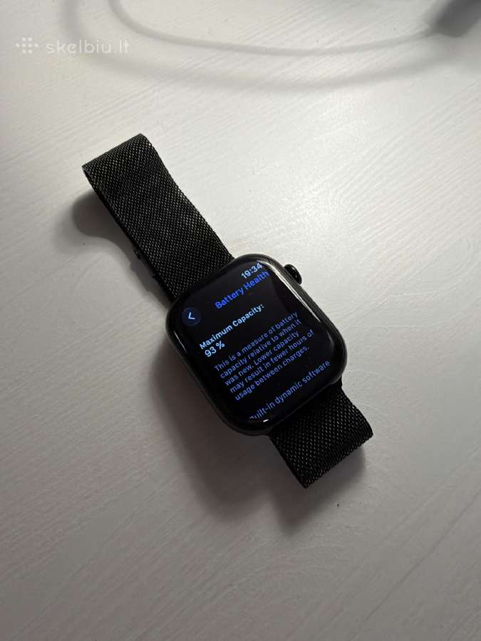 Apple Watch Series 10 46 mm Jet Black - nuotraukos Nr. 3
