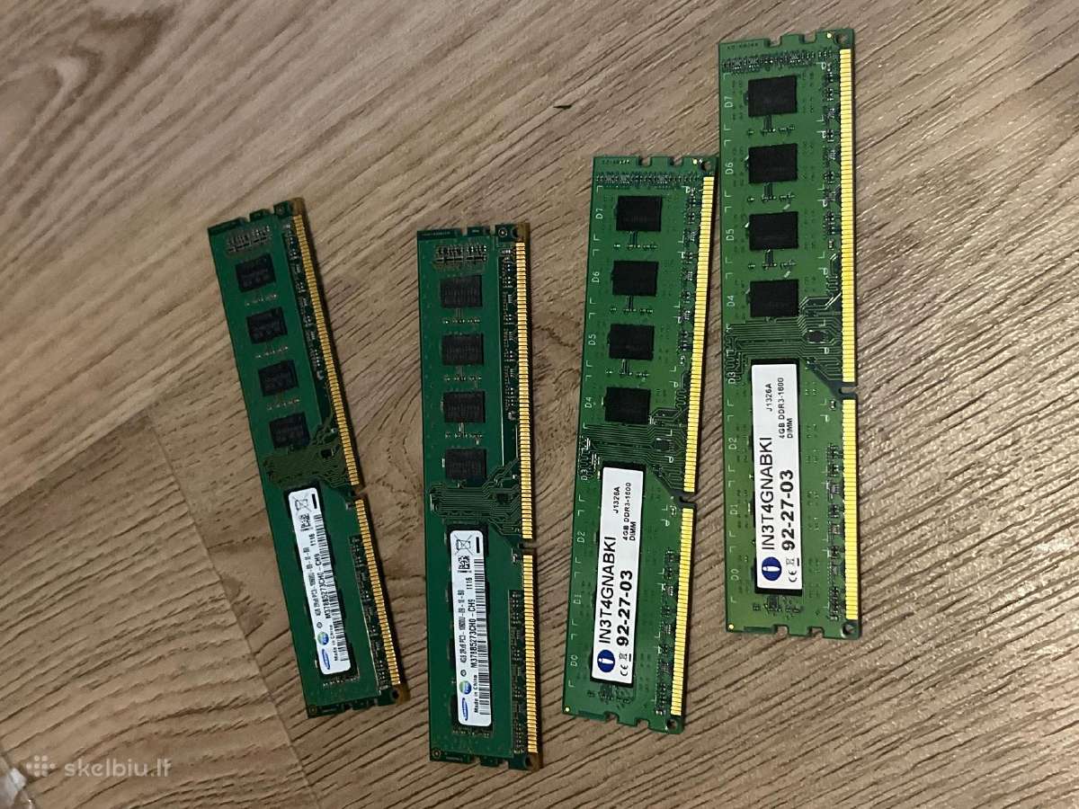 Parduodu Ddr3 RAM - nuotraukos Nr. 2